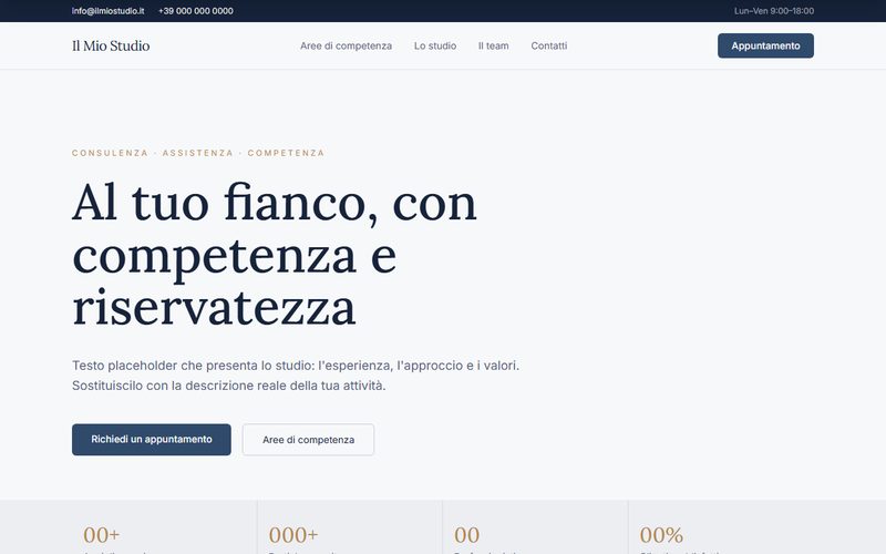 Sito per studio professionale
